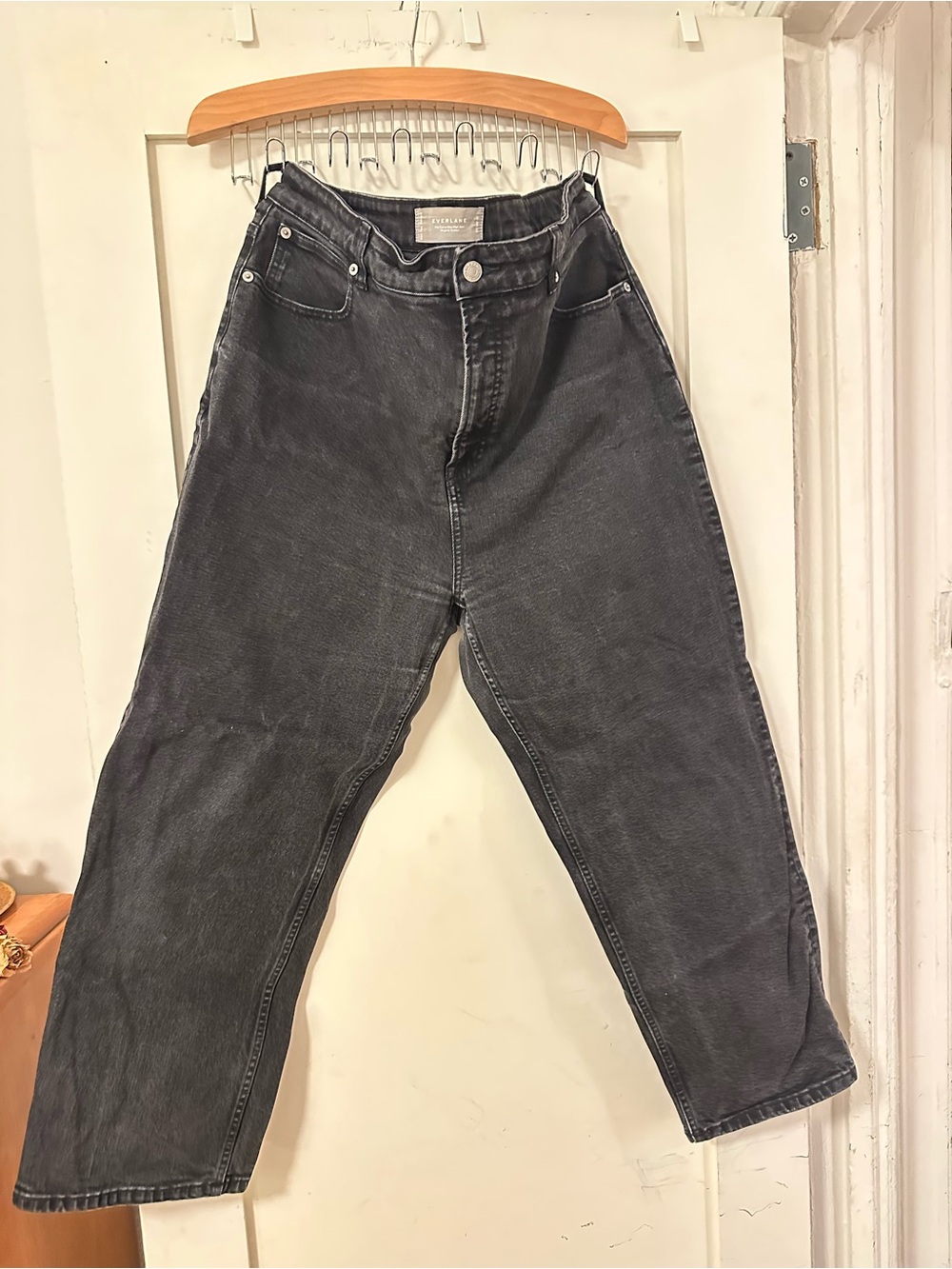 Everlane Black Curvy Way High Jeans
